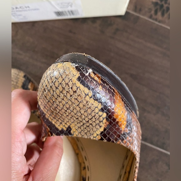 Coach Python platform heels size 7.5 - Picture 8 of 10